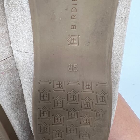 Birdies The Starling Suede Tan Loafers Women's 8.5 Casual Minimalist Work - Picture 8 of 9